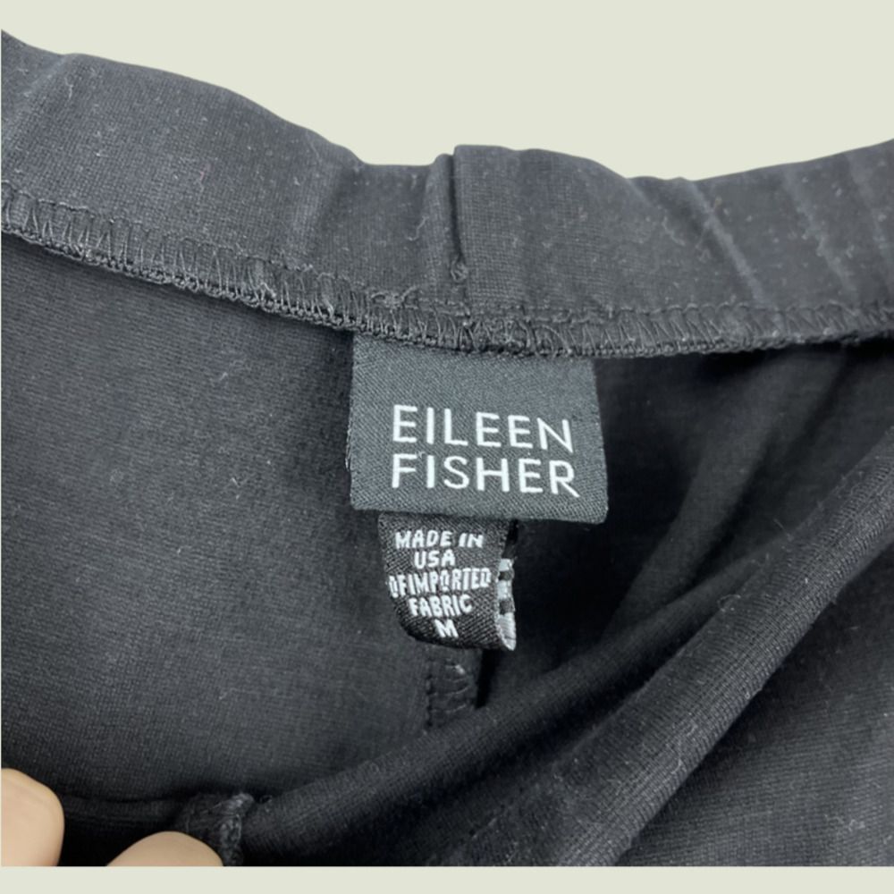 EILEEN FISHER Women's Black Pants Style P0149M CUT1001038 Size Medium - Picture 5 of 7